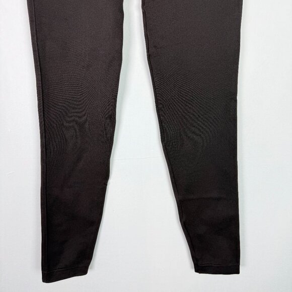 SPANX Look at Me Now Seamless Leggings High Rise Dark Brown Size Large L EUC - Picture 9 of 9